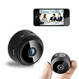 Mini caméra Wi-Fi intérieure : la petite caméra cachée est sans fil et alimentée par batterie, ce qui signifie que vous pouvez la positionner, la placer ou la monter n'importe où. C'est la plus petite caméra avec capteur de mouvement PIR de seulement 1,2 x 1,2 x 2,1 pouces qui peut être facilement masqué dans n'importe quel environnement domestique.