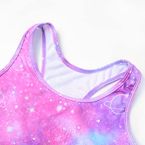 Image of Uhnice Girls Swimsuit Two Piece Tankini Swimwear with Boyshort