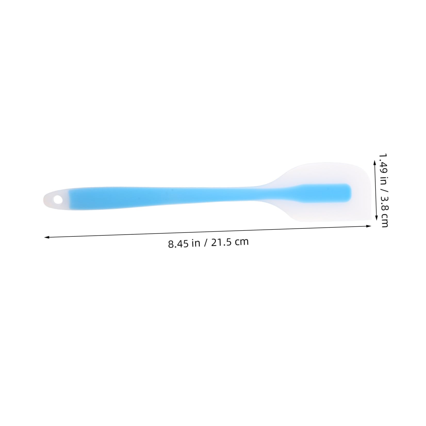 POPETPOP 20piezas Espátulas de Silicona para Repostería Resistentes al Calor Diseño Semitransparente sin Costuras Espátulas Flexibles para Mezclar y Glasear Utensilios para Hornear