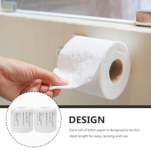 Papel higiénico matemático que decora baños aburridos con suavidad 7