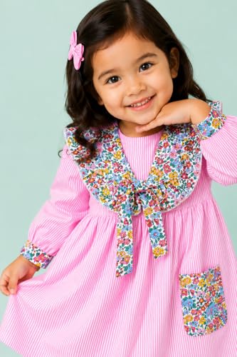 Image of Kidbea Girls Cotton Dresses | Stylish Printed & Checked Frocks | Party, Casual Summer Dress Collection for Kids