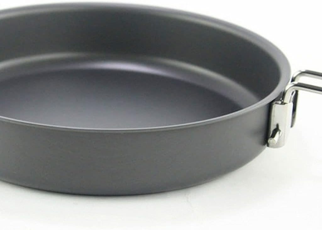 YYDS Outdoor Camping Camping Cookware Lightweight Pot Portable Aluminum Alloy Campfire Cookware Frying Pan for Outdoors Kitchen Camping Cooker Adventures Picnics