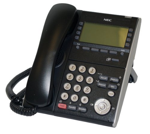 Teléfono IP NEC ITL-8LDE-1(BK) con 8 botones negro
