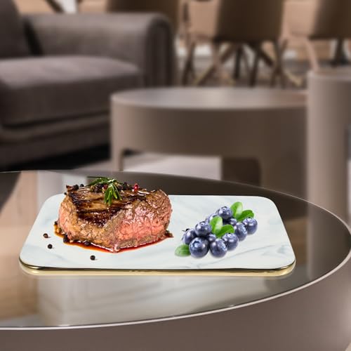 Tabla de cortar jaspeada con efecto refrescante para mantener tus postres perfectos 6