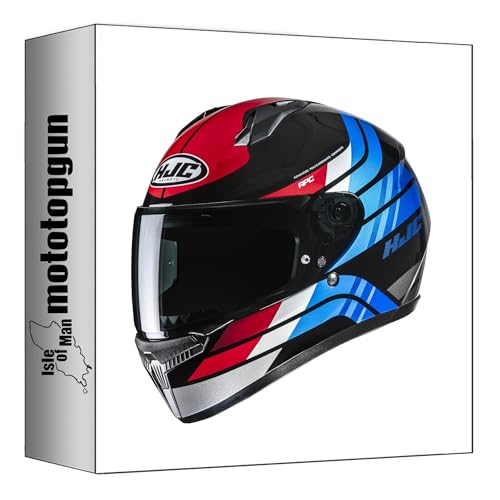 Casque intégral HJC C10 Hiper MC21 en taille XL pour motard