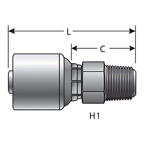 Image of Gates G25100-1012 Hydraulic Coupling