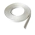 Instatrim 3/4 Inch (Covers 3/8" Gap) Flexible, Self-Adhesive, Caulk and Trim Strips for Floors, Ceilings, Countertops and More (White, 10ft Long, 1 Pack)