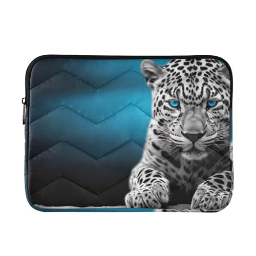Funda para portátil 13-14 pulgadas impermeable Leopardo miniatura 1