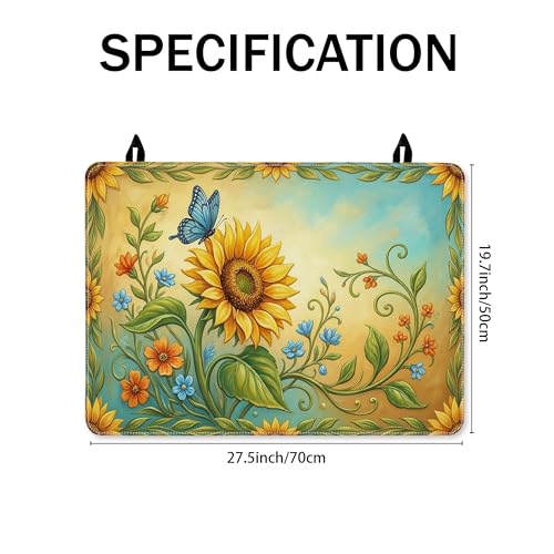Protéger plaque induction des rayures : Housse tournesol lavable - 3