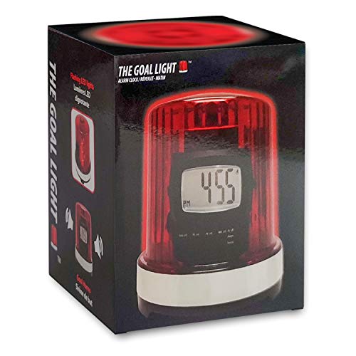 Fan Fever the Goal Light Alarm Clock Pro Hockey Horn Kids Bedroom Battery Operated - Thumbnail 3