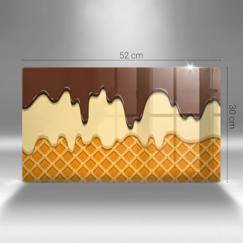 Protection plaque induction 52x30 anti-rayures en verre pour plan de cuisson Wallfluent - 7