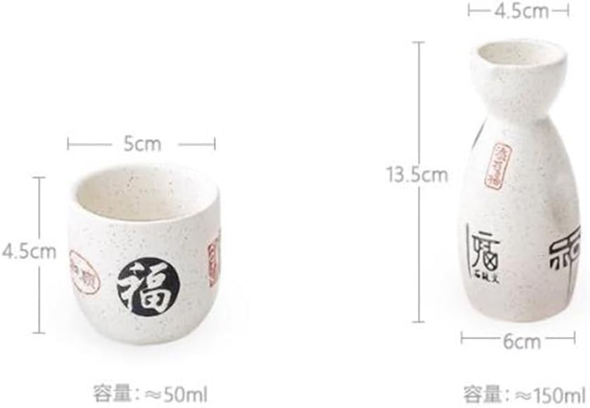 Japanese Sake Pot Ceramic Wine Set Warm Wine Hot Wine Pot Household Small White Wine Cup Shoju Pot