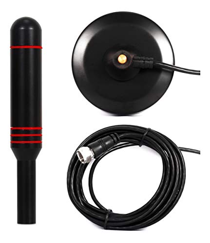 Antena Digital para Tv Conversor Hdtv Uhf cabo 3 Metros com Base Magnética Interna e Externa