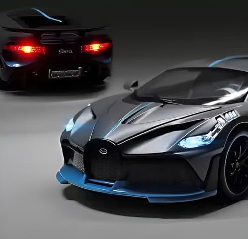 Image of Diecast Bugatti Divo Toy Car - 1:32 Scale Alloy Supercar with Lights & Sound, Pull-Back Action Die-Cast Vehicle for Kids, Boys, Car Lovers & Collectors (Multicolor)