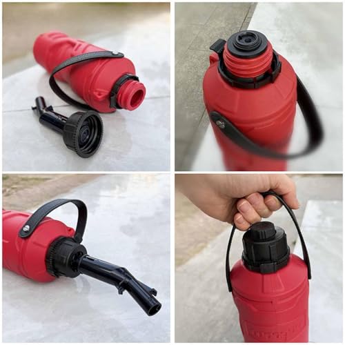 Image of ATORSE Tank Small Backup Fuel Bottle Sturdy Portable Fuel Container Red