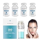 Micro Infusion System for Face and Lips, Microinfusion System for Face, 0.25mm Microneedling with Stem Cell Serum (4 Serum+1 Infusion Bottle)