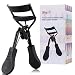Eyelash Curler with 4pcs Refill Pads Pro Lash Curler with Spring Loaded Fit All Eye Shape Long Lasting Natural Lash Curl No Pinching Portable Makeup Tool for Travel