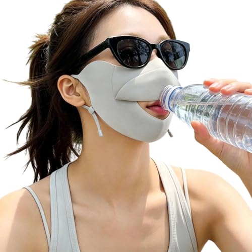 Cubierta facial UPF50+ transpirable que bloquea los rayos UV para pescadores y campistas