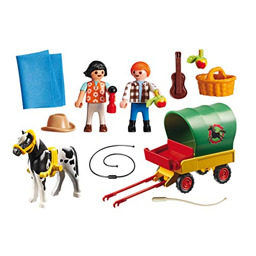 Playmobil 6948 Enfants Avec Chariot Et Poney - vue 3