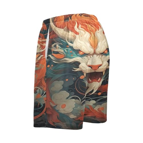 Bunny Rabbit Strawberry Mens Pajama Shorts Drawstring Sleep Bottoms 208531204