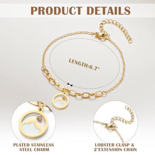 Tondiamo 6 Pcs Mustard Seed Faith Bracelets with Cards Mustard Seed Link Bracelet Jewelry Bulk Catholic Christian Birthday Gifts for Women Inspirational Religious Christian Gifts2