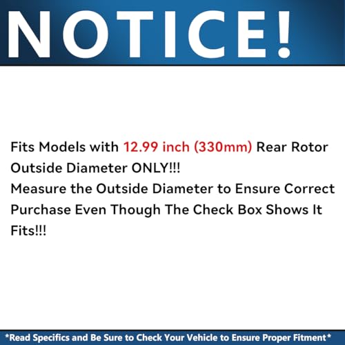 Image of Detroit Axle - Rear Brake Kit for 08-13 INFINITI G37 07-08 G35 14-15 Q60 | Drilled & Slotted Brakes Rotors 2007 2008 2009 2010 2012 2013 Ceramic Brake Pads Replacement 12.99 inch inch Rotors