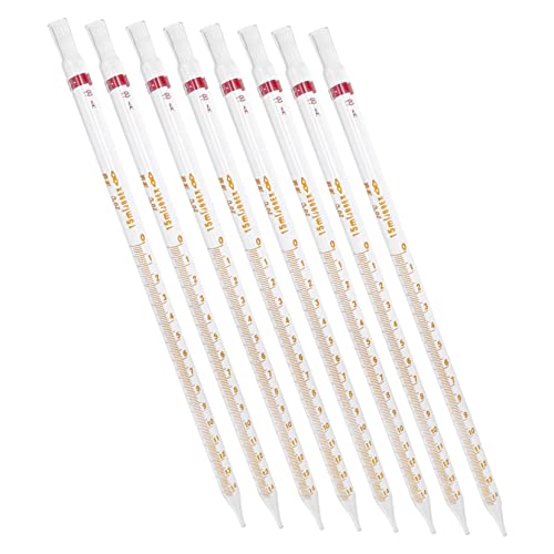 SOLUSTRE 20pcs glass pipette Transfer Pipettes Laboratory Pipette Lab Pipettes Dropper calibrated glass dropper Graduated Droppers medicine pipettes Scale Dropper essential oil eye drops
