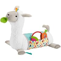 Fisher-Price Llama crece conmigo, cojín juguete sensorial para