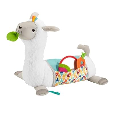 Fisher-Price Llama crece conmigo, cojín juguete sensorial para bebé recién nacido (Mattel GLK39) | Ya disponible en tu tienda friki favorita! En mundofriki.es!