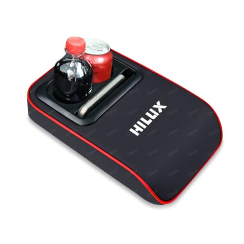 トヨタ ハイラックス GUN125系 アームレストパッド 車内収納ボックス アームレストコンソールボックス 車用アームレストカバ ハイラックス GUN125系 HILUX 車アームレストボックス ドリンクホルダー付き アームレストカバー アームレストボック