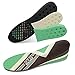 DynWalker Plantillas Elevadoras Taloneras Alzas Inserción de Calzado Cojines 3 Capas 2,7 - 7 cm Amortiguadoras Cómodas para Hombres Transpirables Shock Absorción Tamaño Ajustable L