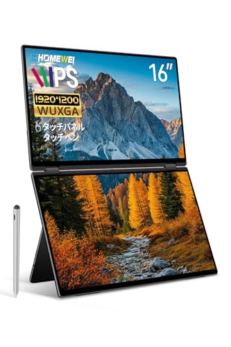 Amazon.co.jp: EHOMEWEI デュアルディスプレイ モバイルモニター