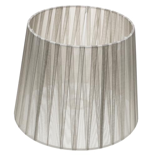 Levemolo Indoor Light Cover Ceiling Light Cover Lamp Shades Light Fixtures Lampshade Desk Lamp Cover Bedroom Light Shades for Ceiling Lamp Shade Replacement Snow Gauze Belt Grey