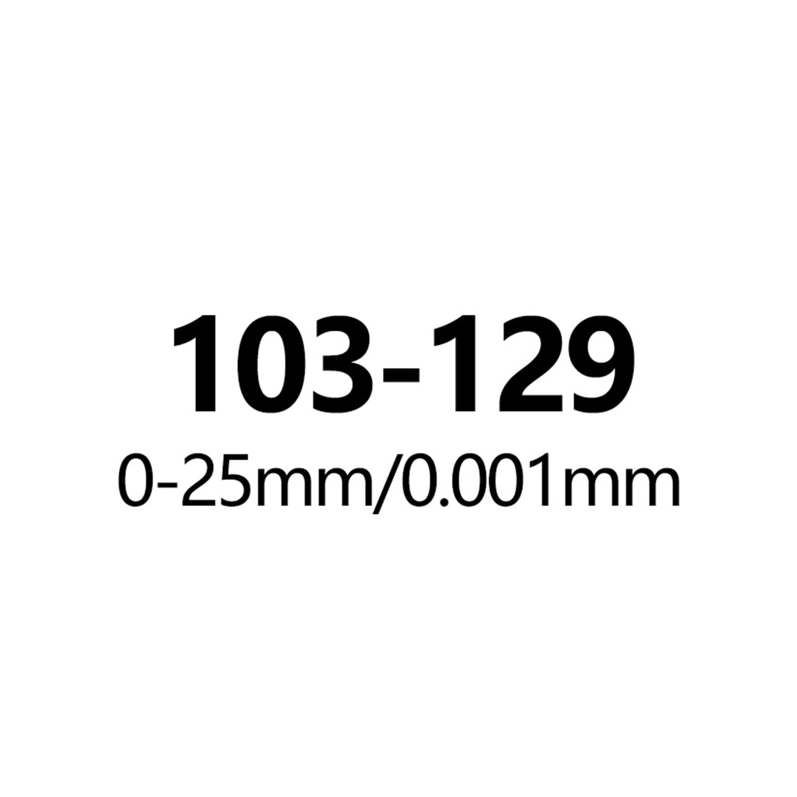 Micrómetro 0.01/0.001 mm fuera del calibre micrómetro 103-137 129 138 diámetro también medición indicador de tornillo,Herramienta precisa(103-129(0-25) x0.001)