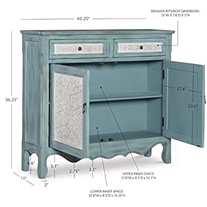 Powellantiqueconsolebluewhite Urban Country Home Decor Powell antique console bluewhite urban country home decor