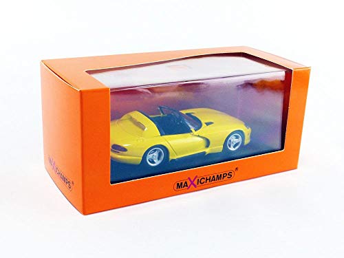 Modelo a escala Dodge Viper Roadster Yellow 1993 miniatura 4