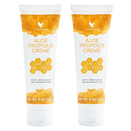 Forever Living - Aloe Propolis Creme - Skin Nourishment with Aloe Vera and Bee Propolis - Moisturizing Cream with Vitamins A, E & C - 4 oz (2 Pack)