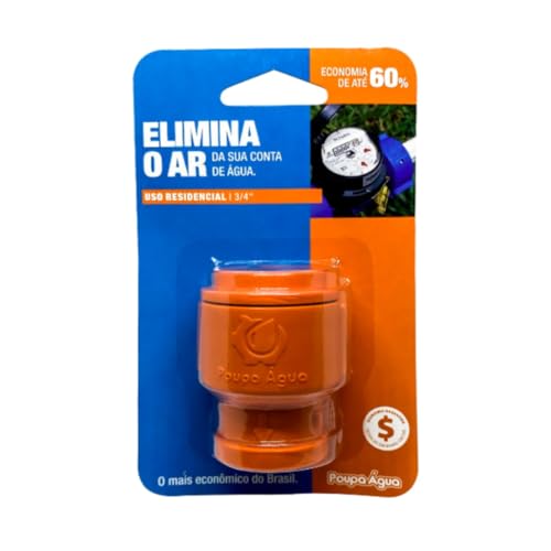 Bloqueador De Ar Hidrômetro PVC 3/4 Poupa Água