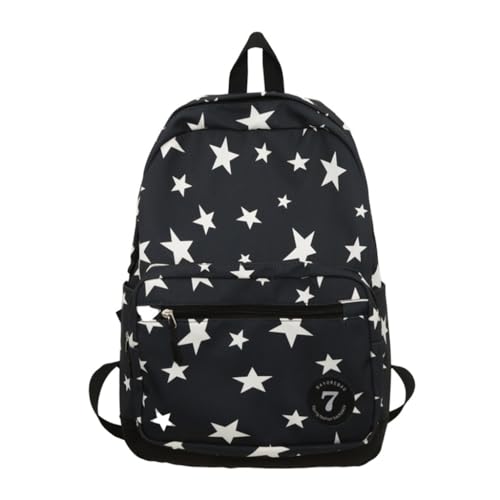 2023 NEW Rucksack Fashion Bookbags for Girl Star Print Backpack Double Strap Shoulder Bag Pack School Bag Travel Bag