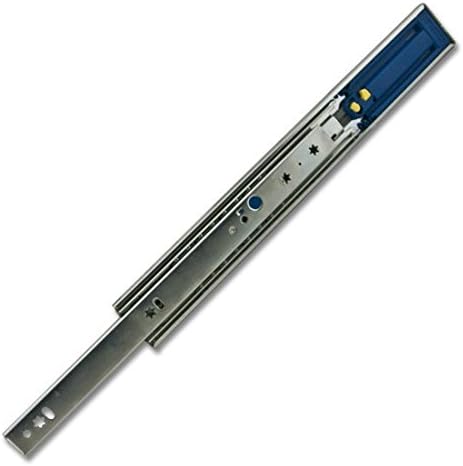 Full Extension, Soft-Close Side Mount Slide, 550mm (21.654"), 100 lbs Capacity