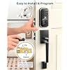 BE-TECH Keyless Entry Smart Door Lock with 2 Pull Handles, Electronic Front Door Locks Set, Digital Keypad Deadbolt, Auto Lock, One Time Codes, Anti Peeping Code, Easy Installation, Black