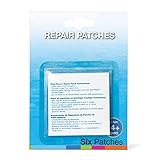 Segrehy Parche de reparación Inflable Parche de Piscina Auto Adhesiva Flexible 6 PCS para Camas Botes de sofás