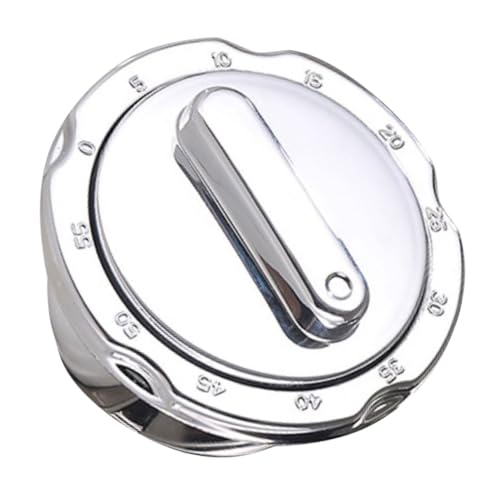 Cabilock Timer Da Cucina Manuale Per La Cottura Quadrato Allarme Meccanico Promemoria Maniglia Del Coperchio Della Pentola in Acciaio Inossidabile Funzione Di Conto Alla Rovescia