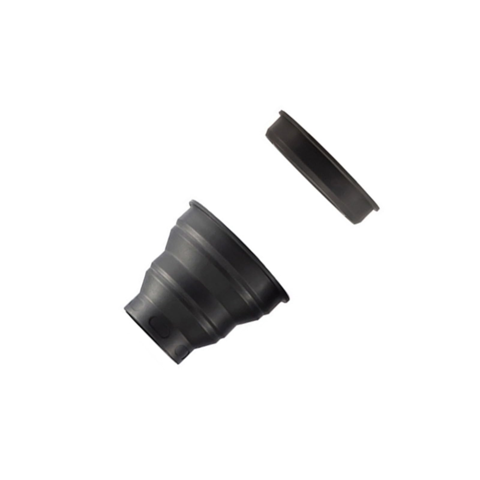 Pantalla de silicona para lentes de cámara de 53-72 mm/72-112 mm, diseños antirreflectantes, parasol para fotos claras