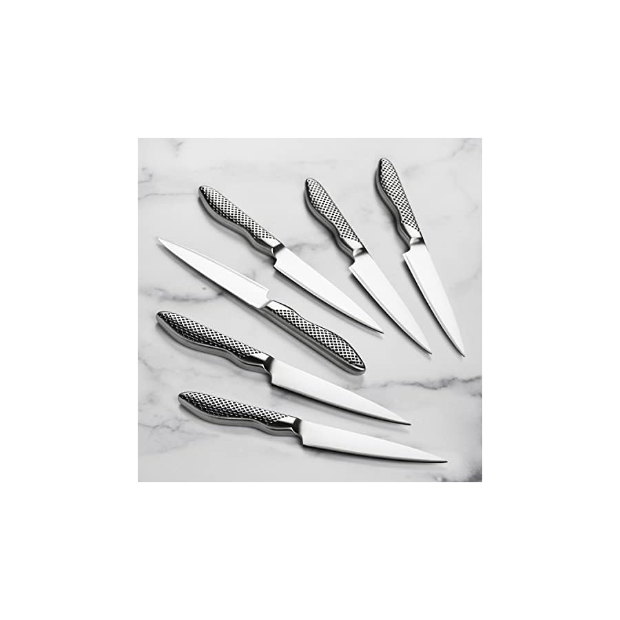 Global Fine Edge Steak Knife Set (6 Piece) - Made in Japan