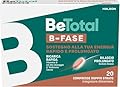Be-Total B-Fase Integratore Alimentare con Biotina, Vitamina B, Rodiola Rosea e Teobroma Cacao per un sostegno Rapido e Prolungato alla tua Energia, 20 compresse doppio strato