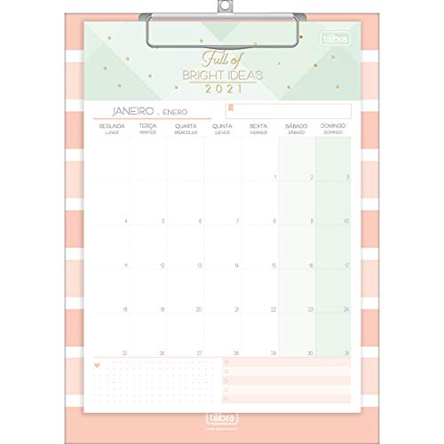Calendário Planner Prancheta Soho 2021, Tilibra, 530077