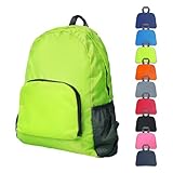 Daimix Lightweight Hiking Backpack, Ultralight Waterproof Foldable Travel Bag for Women and Men (Green)