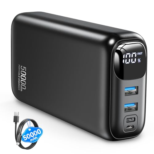 OHOVIV Portable Charger 50000mAh Power Bank - 22.5W Fast Charging External Battery Pack,USB-C...