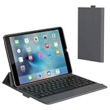 TECH14 Étui à rabat intelligent avec clavier pour iPad Air 2 (2ème génération, 2014, 9,7